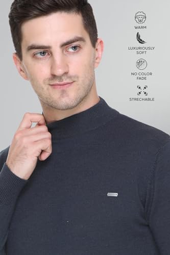 Image of GODFREY Winter Woolen Turtle Neck Sweater for Men