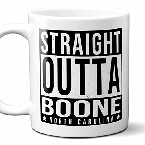 Straight Outta Boone NC Coffee Mug 11oz