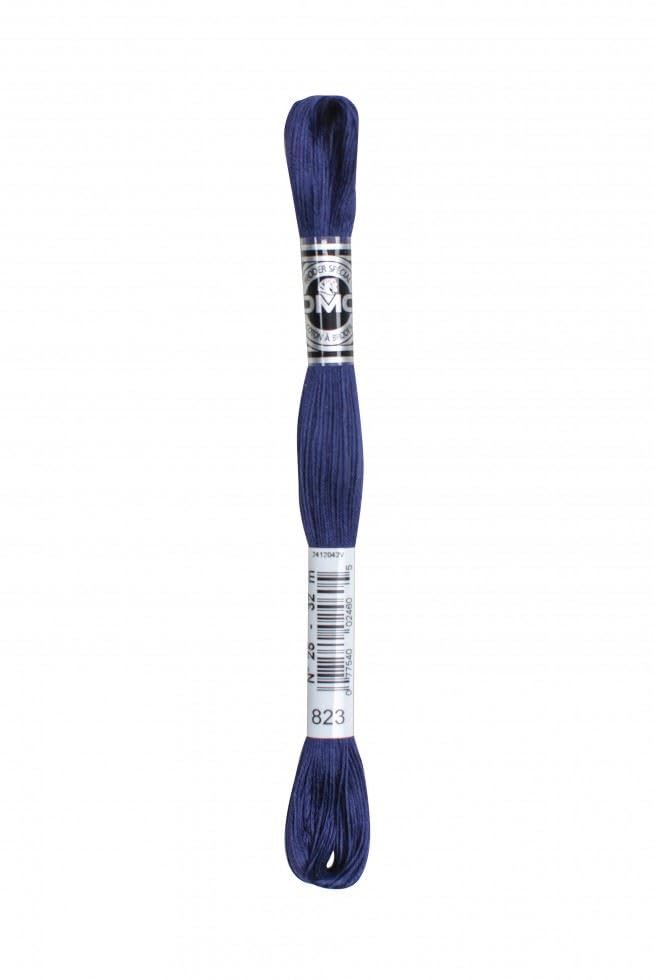 DMC Size 25 Coton A Broder Special Embroidery Thread - 823 Blue - Each — image 1