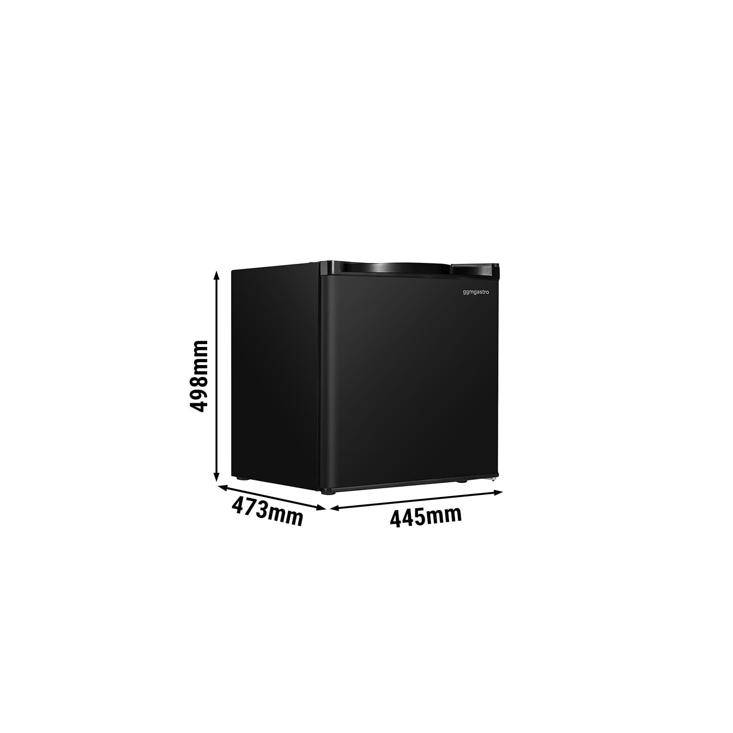 GGM Gastro Mini-Tiefkühlschrank ECO 32L | Ideal für den gewerblichen Einsatz, wechselbarer Türanschlag, einfache Innenreinigung, direkt einsatzbereit