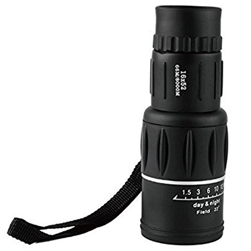 Beileer Monocular 16x52 Enfoque Dual Súper-Claro Óptica Zoom para Montaña Caza Pesca Golf Senderismo