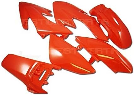 Red Plastic 7 Piece Kit XR50 CRF50 Pit Bike Dirt Bike