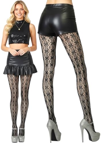 Image of ToBeInStyle Women's Vintage Art Deco Chevron Ornate Design Tights Pantyhose