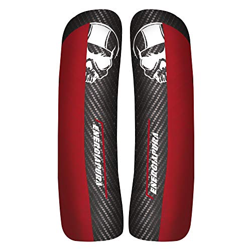 Protektoren-Racing-Energiapura-Protec-CDM-Tibia-Carbon-SR-C40-BlackWhite-Skull