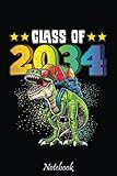 class of 2034 dinosaur kindergarten back to school boy notebook: cute & funny test day graduation day notebook journal gifts for kids & adults, best friend, sister, coworker,.. with 6x9in 110pages