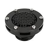 Photo Gallery yolieraart universal motorcycle fuel tank cap, metal gas tank cover with glossy finish for bike modification and maintenance (black) Photo Gallery yolieraart universal motorcycle fuel tank cap, metal gas tank cover with glossy finish for bike modification and maintenance (black)