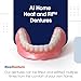 Heat and Fit™ NowDenture™ - Premium Immediate Lower Dentures - USA Made, Real Teeth, Custom Fit - No Impressions Needed for Fast Results at Home - Complete Kit with Sizing Trays - Large