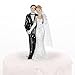 Hochzeitstortenfiguren Er führt Sie links 11 cm - Tortenfiguren Hochzeit Tortendeko Hochzeit Figuren Hochzeitstorte Tortenfigur Hochzeitspaar Tortenaufsatz Brautpaar Aufsatz Hochzeitstorte - Nr.14