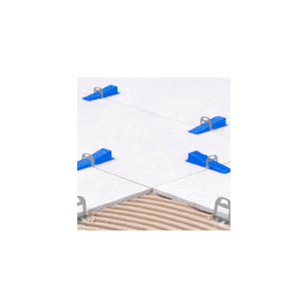 DIAMWOOD - Kit Pose Carrelage 301 Pcs - 100 Croisillons Autonivelants 3 mm + 100 Cales + 1 Pince Réglable + 100 Bagues Protection - Nivellement Rapide et Précis