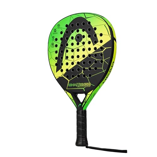 HEAD Unisex-Adult Challenge YE GR Padelschläger, Schwarz, One Size