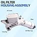 MITZONE Upgrade Aluminum Oil Cooler Filter Housing Assembly Compatible with 2016-2022 BMW 230i 330e 330i 330i GT xDrive 430i 530e 530i 740e xDrive X3 X4 Replace 11428596283
