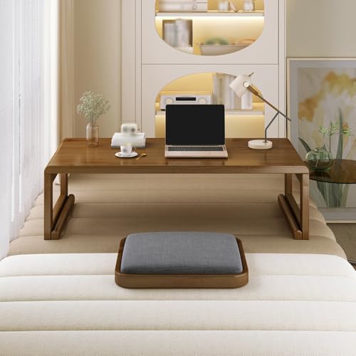 Table basse japonaise pour lecture du thé et session de travail à la maison