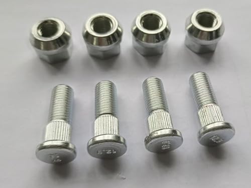 XYUJIE Front or Rear Wheel Studs & Lug Nuts # 85-1040 Replacement for 2003-2014 Suzuki LTZ400 LTZ250, 2008-2018 KingQuad LT-A 500 700 750 LTA500 LTA750 ATV