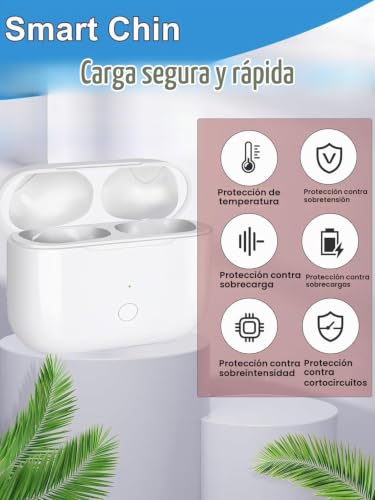 Carcasa de carga inalámbrica compatible Air Pod Pro estuche de reemplazo con puerto Lightning 2