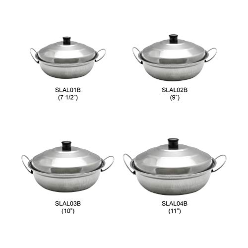 Wok Thunder Group 11 pulgadas acero inoxidable miniatura 4