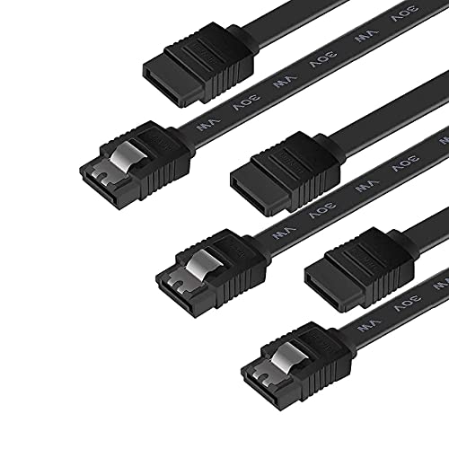 BENFEI - Paquete de 3 Cables SATA III de 6 Gbps Rectos HDD SDD