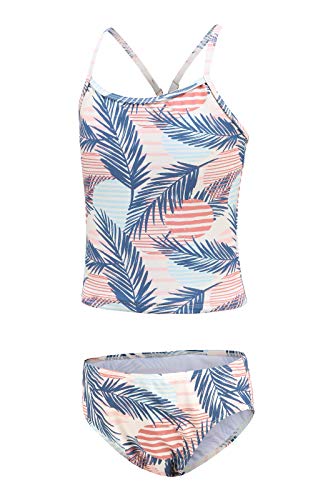 Image of Girls Two Piece Tankini Swimsuits Rainbow Striped Bathing Suit Swim Suit