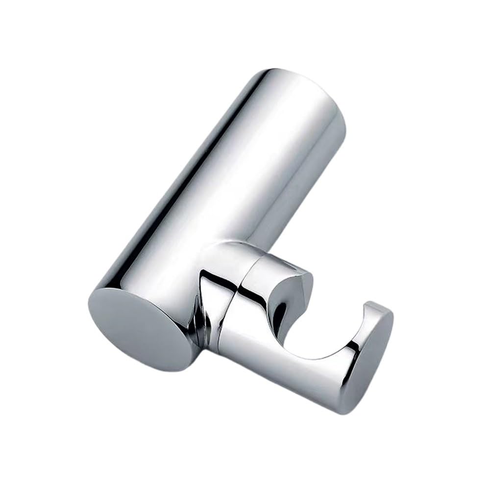 Kldcfhdr Polished Chrome 1Pcs Gunmetal Solid Brass Wall Mount Shower Holder(Polished Chrome)