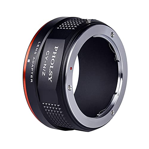Image of PHOLSY Lens Mount Adapter Compatible with Contax Yashica Mount Lens Compatible with Yashica Contax C /Y to Nikon Z Mount Camera Body Compatible with Nikon Z fc, Z30, Z9, Z6 II, Z7 II, Z6, Z7, Z5, Z50