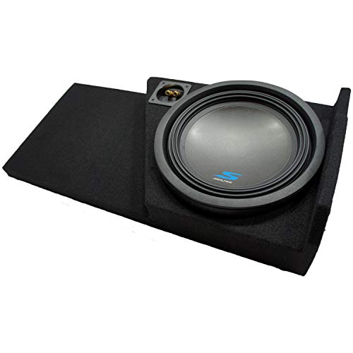 American Sound Connection Compatible with 2014-2018 GMC Sierra Double Cab Alpine S-W12D4 Type S Car Audio Subwoofer Custom Single 12