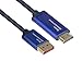 Produktbild Good Connections SmartFLEX DisplayPort 1.4 an HDMI 2.0 Kabel - 4K UHD @60Hz RGB / 4:4:4 - KUPFERLEITER, Aluminiumgehäuse - HOCHFLEXIBEL - dunkelblau - PVC-Mantel - 5 m, 4860-SF050B
