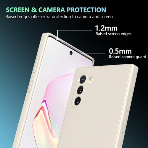 Image of for Samsung Galaxy Note 10 Case White, Scratch Resistant with Soft Touch, Slim Thin Phone Cover for Samsung Galaxy Note 10