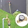 Lead-Free Brass Water Regulator With Pressure Gauge Senegal