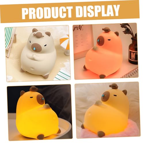 Lámpara de mesa de noche animal suave recargable INOOMP miniatura 2