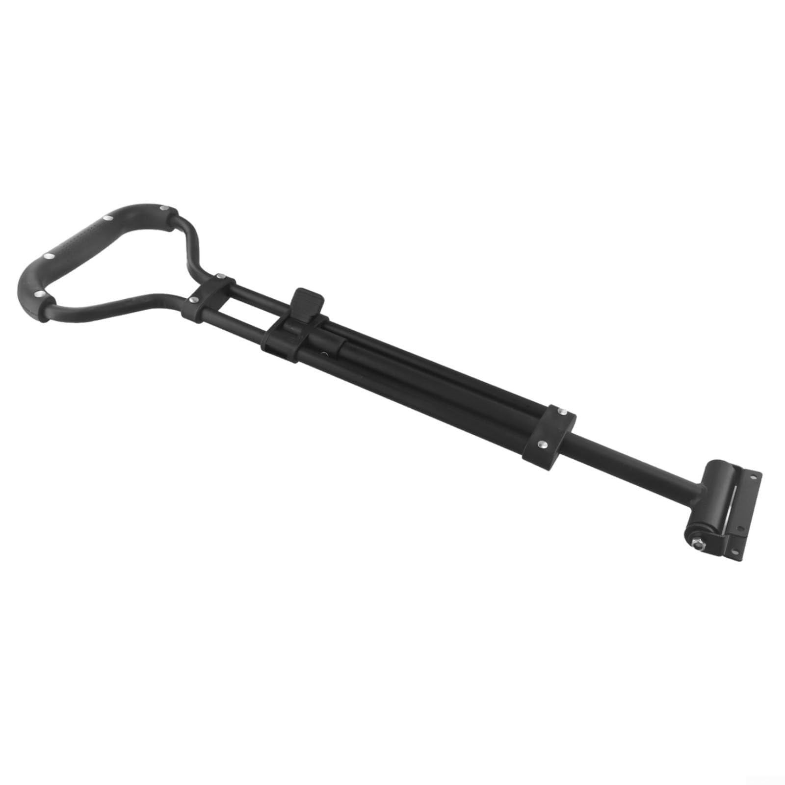 Mangue réglable en métal pour chariot pliable, poignée de rechange pour camping, shopping, plage, noir, 56 x 25 cm, forte capacité de charge