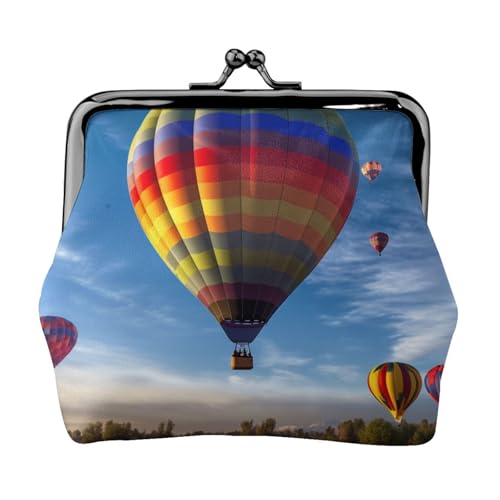 Porte-monnaie montgolfière pochette vintage pour la voiture et les voyages