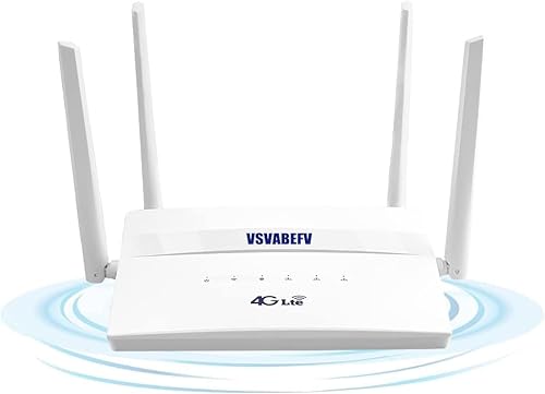 Enrutador inalámbrico 4G LTE con ranura para tarjeta SIM desbloqueado 300Mbps WiFi móvil inalámbrico con antena para B2B4B5B12B13B17B18B25, soporte
