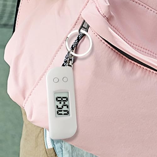 Reloj de Bolsillo Digital, Reloj electrónico Que en la Oscuridad, Reloj con Pantalla LED, Accesorio Deportivo de Viaje multifunción, Dispositivo Compacto de Tiempo Digital para Atletas - imagen 6