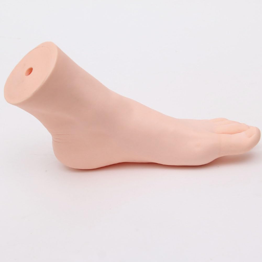Lifelike Manikin Feet PVC Foot Lifesize Female Mannequin Foot Model for Painting Teaching Arts Drawing Sketching Jewelry Display -Left Foot,22.5cm - Image 4