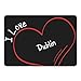 Produktbild Multifanshop Mousepad Modern I Love Dublin schwarz