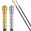 gold+silver plated 2pcs