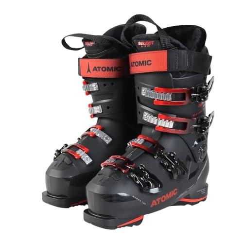 Atomic HAWX Magna 100 Men's Ski Boots (Black/Red 25, 28/28.5)
