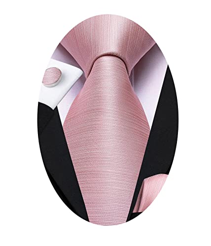 Image of Hi-Tie Men 63inches Tie Set Extra Long Necktie Paisley Tie Pocket Suqare Cufflinks Big and Tall Men Tie