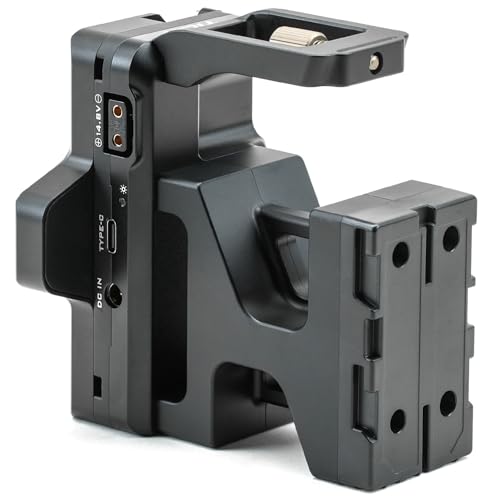 Image of Tilta Battery Plate Compatible with Blackmagic Pyxis 6K / 12K - Gold Mount | High Capacity Power Output (2 Pin Lemo, P-Tap, USB-C) | External Power Input | Security Attachment | ES-T21-BP-AB