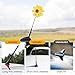 Surosha Daisy Car Antenna Topper, Car Antenna Decoration, Vehicle Roof Toppers Cute Daisy Aerial Ball Dashboard Accessory, Auto Accessories Decoration Roof Aerial Foam Ball for Women Men (Yellow)