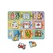 Melissa & Doug Hide and Seek Wooden Activity Board With Wooden Magnets