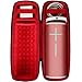 co2crea Hard Travel Case for Ultimate Ears UE MEGABOOM 3 Portable Bluetooth Wireless Speaker (Sunset Red case for Speaker and Charging Dock)