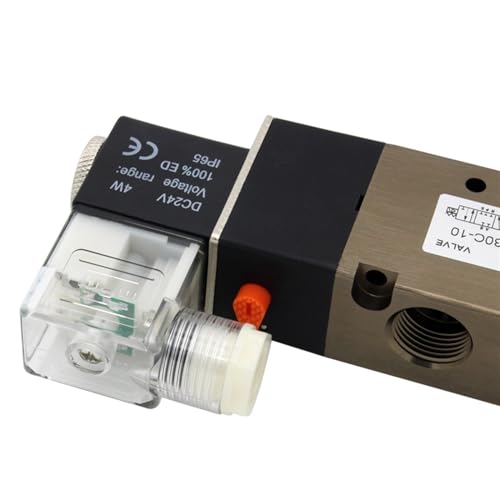 Électrovanne pneumatique 4V330E-10 double solénoïde 5 voies 3 positions 3/8 BSPT DC24V
