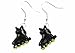 Miniblings patines en línea pendientes rodillo patines patines patines patinador negroz - joyería hecha a mano de manera I pendientes pendientes de plata