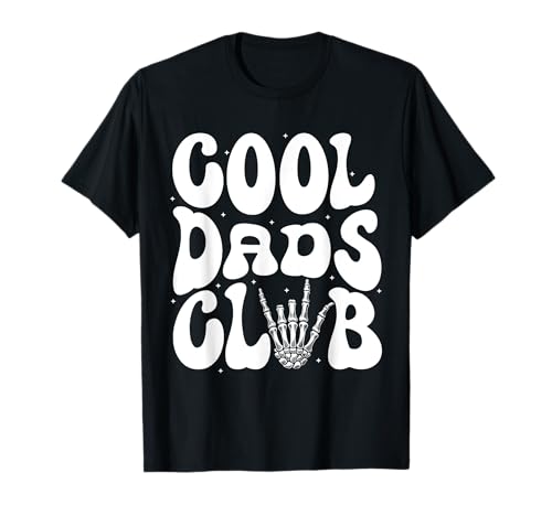 Cool Dads Club Groovy Retro Papá Papa Padre Papá Papá Camiseta