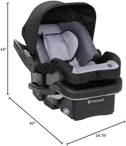 Baby Trend Passport® Switch 6-in-1 Modular Stroller Travel System with EZ-Lift™ Plus Infant Car Seat, Dash Black — view 19
