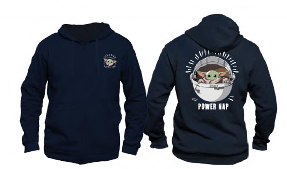 Sweat Star Wars homme bleu marine zippé avec capuche taille M vêtement de mi-saison
