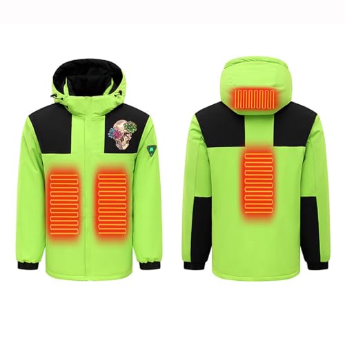 Chaqueta térmica hombre con 4 zonas de calor y temperatura ajustable