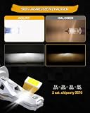 AGLINT Żarówka LED H7 60 W Lampy 500% Świetlne 1:1 Mini Design 12V Zamiennik dla Halogenów Nie wymaga adaptera 6500K Biały 2 Sztuki