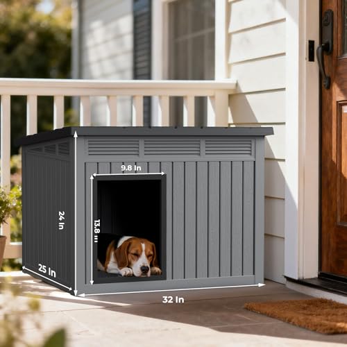 Casa grande para perros al aire libre de raza grande y exterior resistente 6