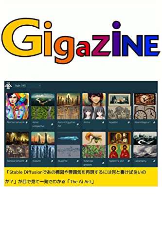 「Stable Diffusionであの構図や雰囲気を再現するには何と書けば良いのか?」が目で見て一発でわかる「The Ai Art」